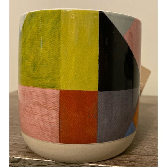 Artlifting Stoneware Mug Cup Pyramid Geometric Designer Jeffrey Powers New 16oz - Picture 2 of 8